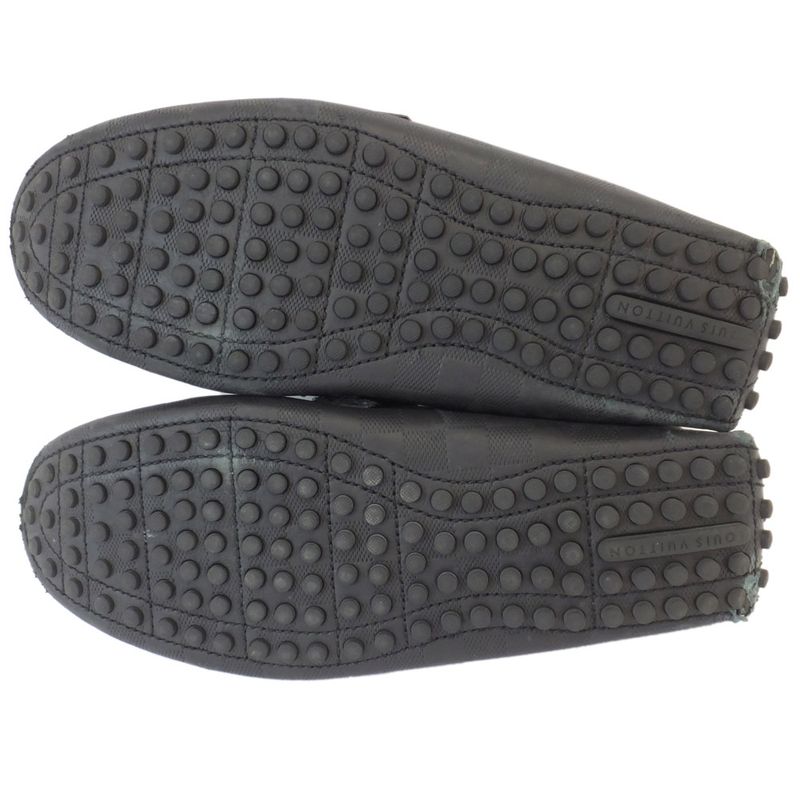Louis Vuitton Driving Shoes Black 8 1 2 Size 27.5cm (10.83in)