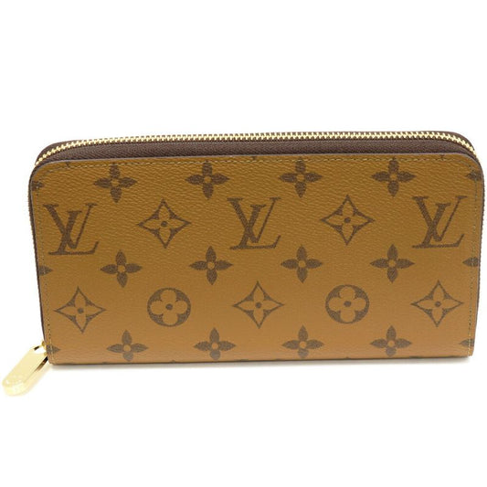 Louis Vuitton Round Zipper Long Wallet With Change Pocket Monogram Reverse