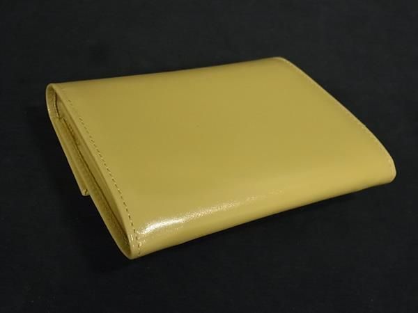 Prada M171 Leather Coin Case Coin Purse Ladies Yellow Fh2747