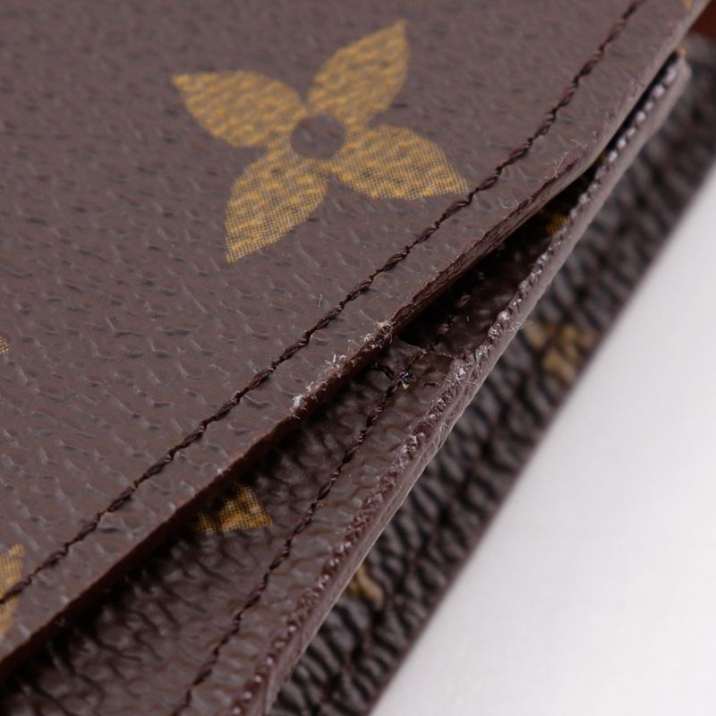 Louis Vuitton Etui Cigarette Case M63024 Monogram Canvas Brown Mi0916 Unisex