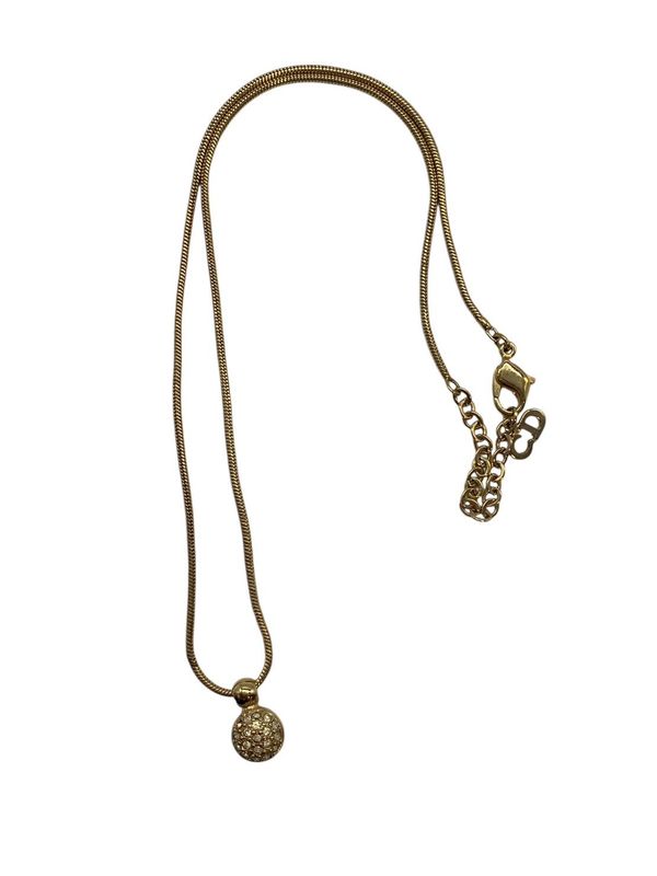 1421 Christian Dior Gold Necklace Preowned