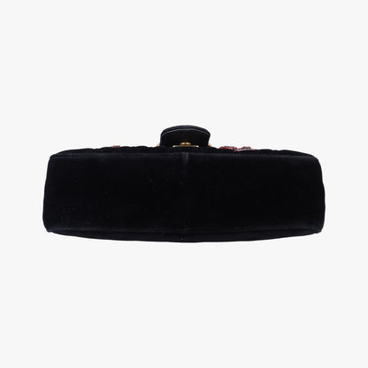 Guccigg Marmont Black Velour 443497 G025329507