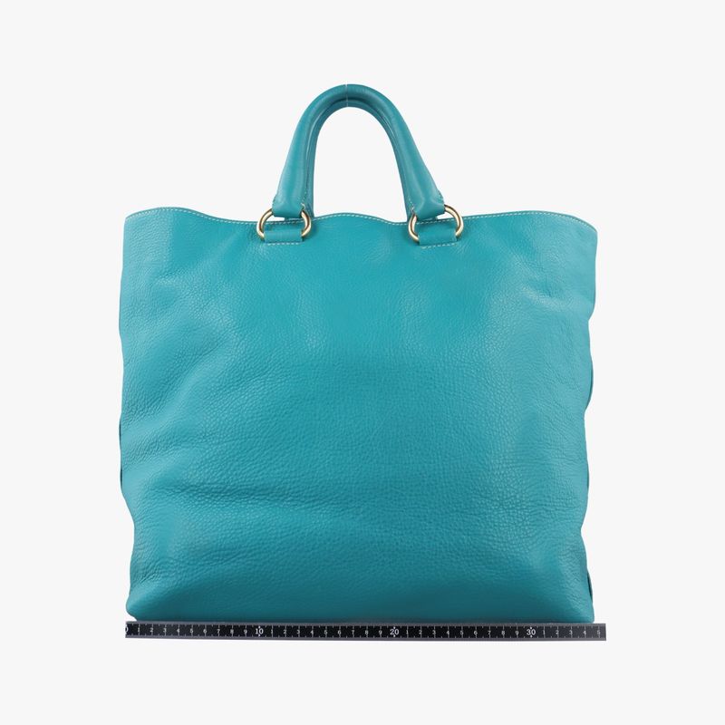 Prada Vitello Phoenix Green Leather Bn17137 8 219