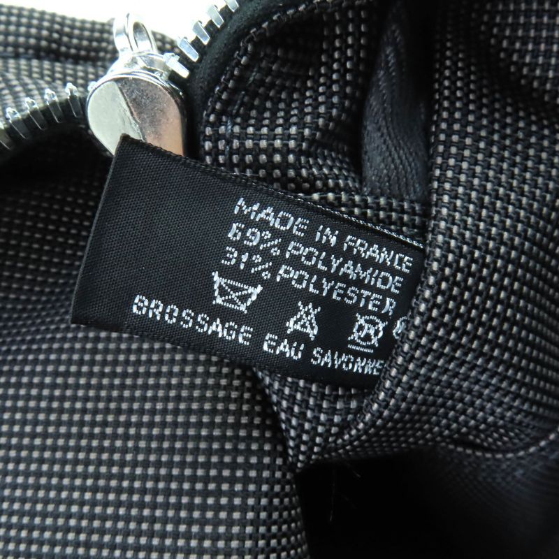 Hermes Yale Line MM Silver Hardware Serie Button Canvas Tote Bag Gray Made In