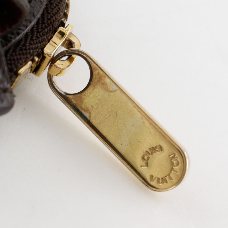 Louis Vuitton Porte Monet Si Ring Monogram Rare M60025 Monogram Canvas Ca0076