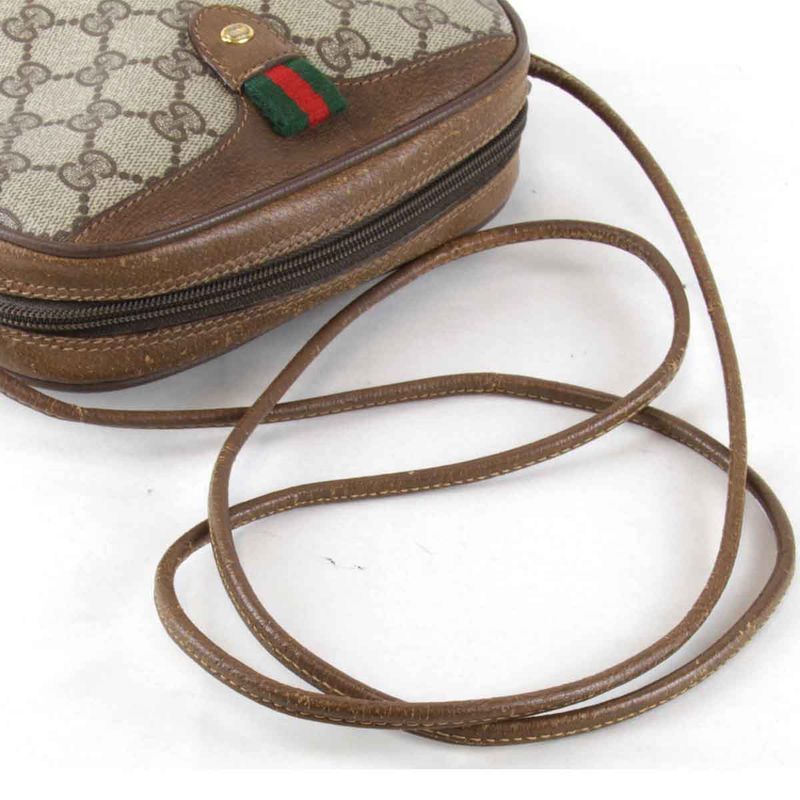 Gucci Old Gucci 8902066 Shoulder Bag GG Supreme Canvas Brown