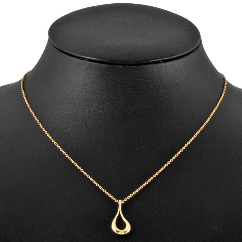 Tiffany & Co Tiffany & Co Open Teardrop Necklace 18K Yellow Gold 38g Gold Elsa