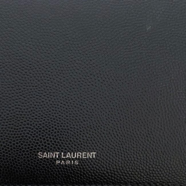Saint Laurent Folding Long Wallet Black Tgn