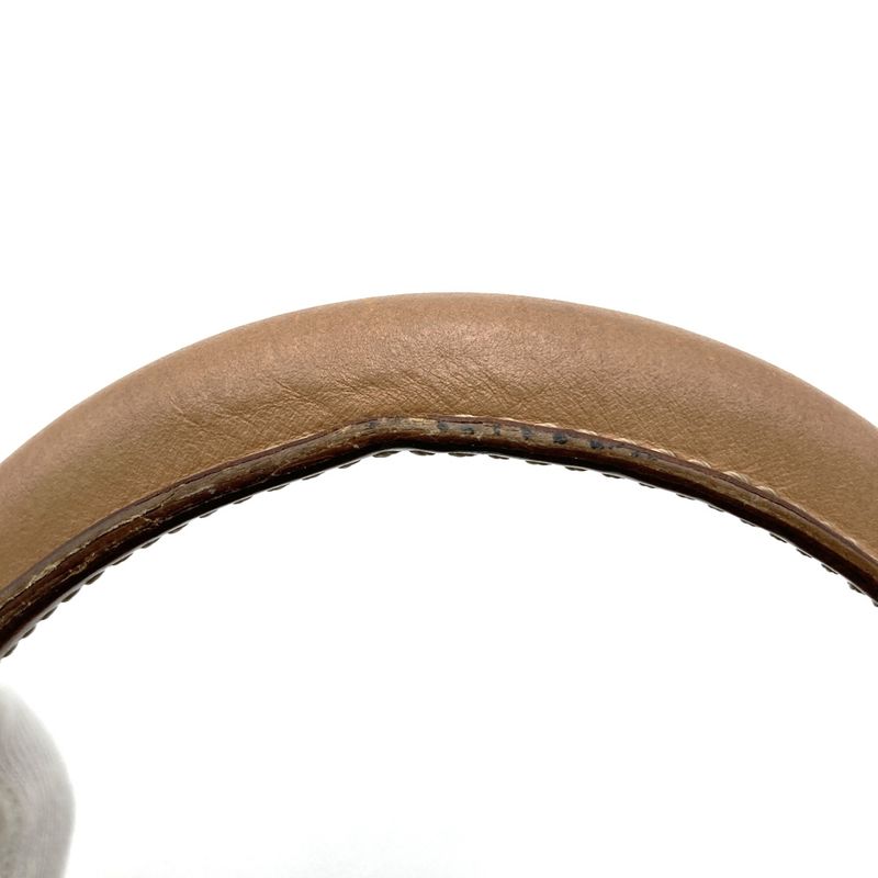 Celine M12 Handbag Brown Pvc/leather Macadam Lock Hardware Ladies Fashion