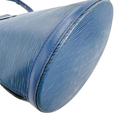 Louis Vuitton Epi Shoulder Bag Cluny Blue