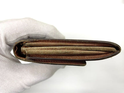 Louis Vuitton Monogram Pochette Porte Monet Cles Di Long Wallet M61725 Brown