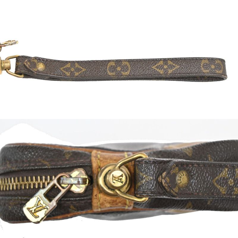 Louis Vuitton Marly Dragonne PM Clutch Bag Monogram Leather M51827 04ka980