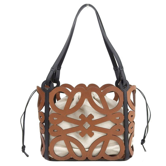 Loewe Anagram Cut-out Tote Shoulder Bag
