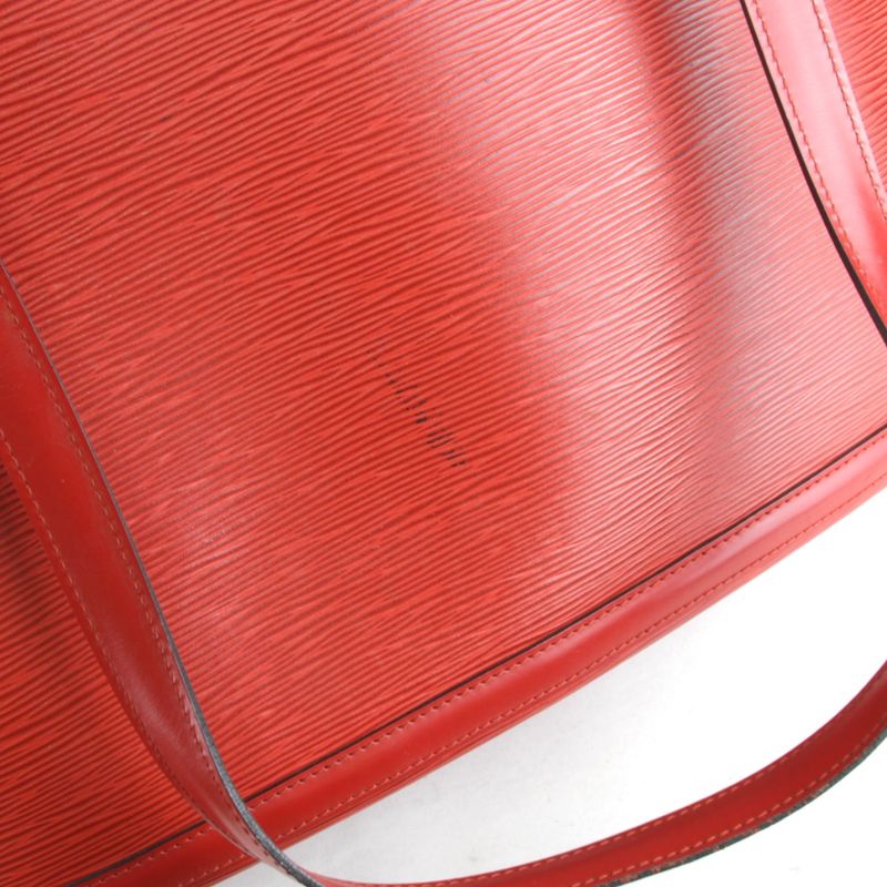 Louis Vuitton Le Sac M52287 Tote Bag Epi Leather Red Ladies