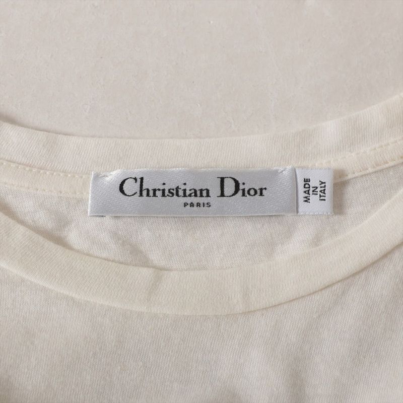 Christian DIOR LOVE Moves Cotton X Linen T-shirt Women's XS Size 143t12a4466
