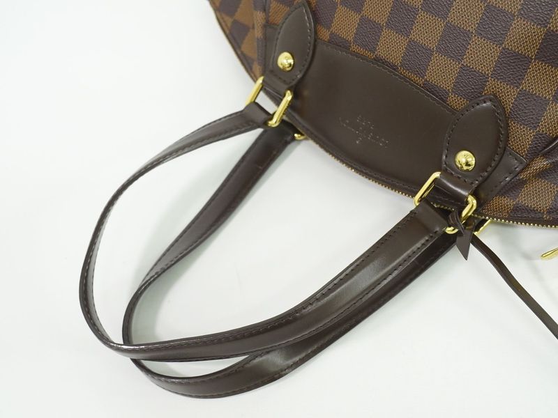 Authentic Louis Vuitton LV Verona PM Damier Ebène Tote Handbag Brown N41117