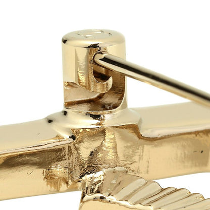 Chanel Brooch Square Pin Brooch Gold