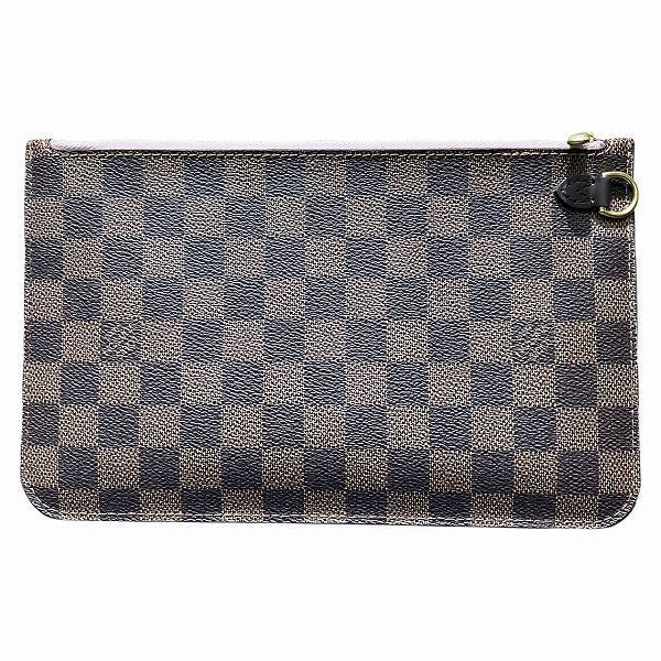 Louis Vuitton Damier Neverfull Attached Pouch Ladies