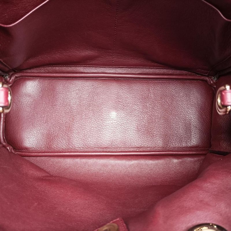 Christian Diorchristian Diorissimo Red Leather 09-ma-1123