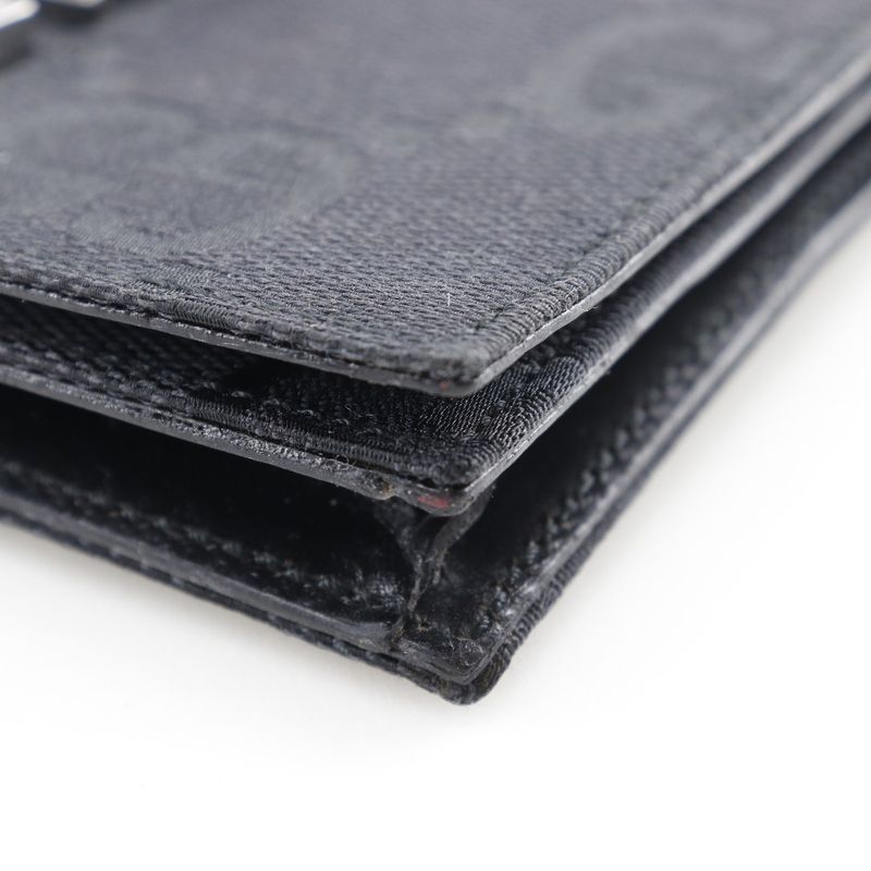 Gucci Jackie Line Belt Bag GG Canvas Black Women's Waist Bag