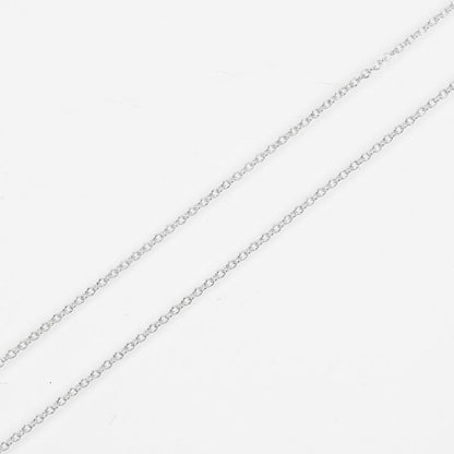 Tiffany & Co Open Heart 11mm (0.43in) Model Silver 925 Ladies 2.1g Necklace