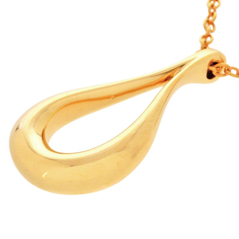 Tiffany & Co Tiffany & Co Open Teardrop Necklace 18K Yellow Gold 38g Gold Elsa