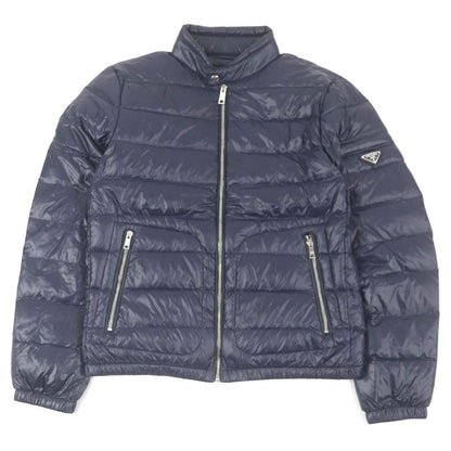 Prada 2021 Sga506 Triangle Logo Triangle Plate Stand Collar Light Down Jacket