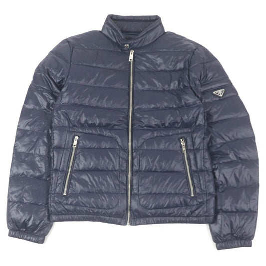 Prada 2021 Sga506 Triangle Logo Triangle Plate Stand Collar Light Down Jacket