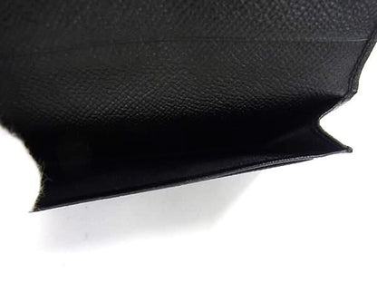 Bvlgari Leather Card Case Card Holder Business Card Holder Men Women Black