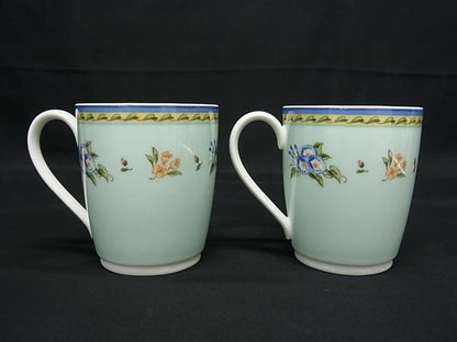 Tiffany & Co Tiffany & Co Morning Glory Teacups Tableware Set Of 2 Az6537