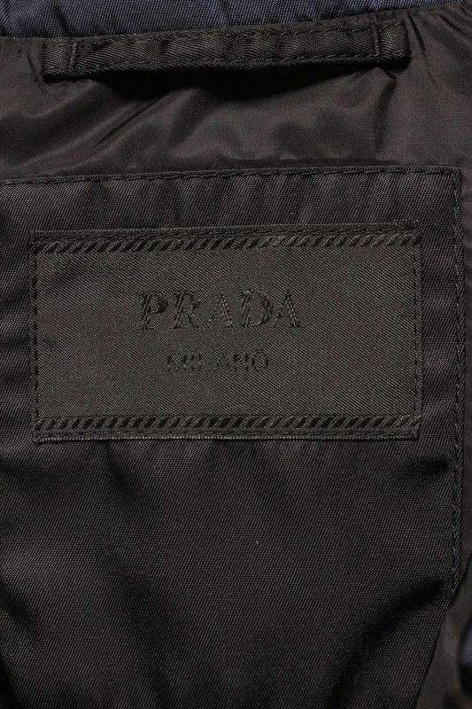 Prada Sgb534 Re-nylon Triangle Logo Plate Jacket Blouson Men 48