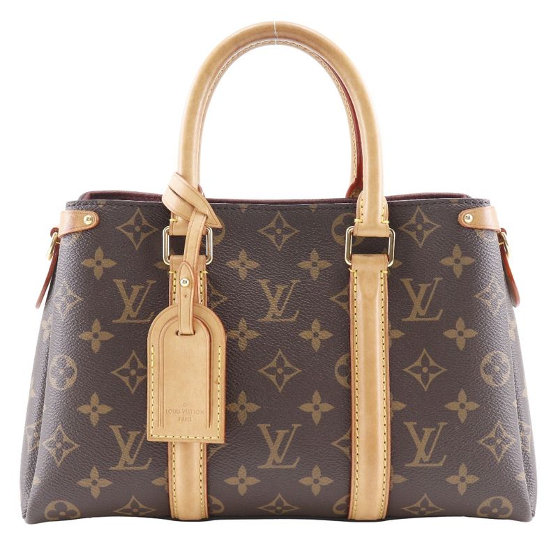 Louis Vuitton Soufflot BB M44815 Monogram Canvas Brown Ladies Handbag