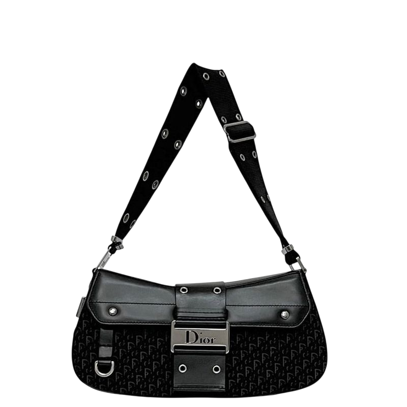 Christian Dior Shoulder Bag Street Chic Black