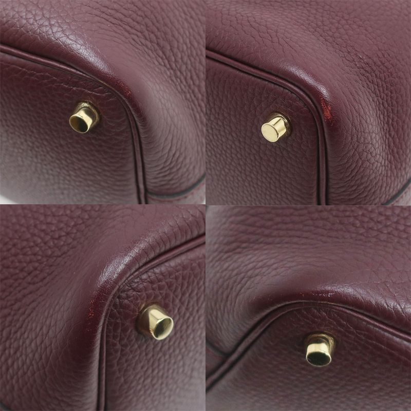 Hermes Picotin Lock PM 18 Eclat Handbag Purun Orange Poppy - Taurillon