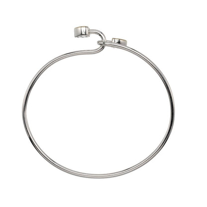 Tiffany & Co Double Heart Silver 925 X 18K Yellow Gold Ladies 8.53g Bracelet