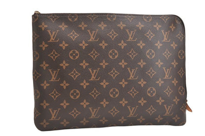 Louis Vuitton Monogram Etui Voyage MM Clutch Bag Wallet M44499 LV 3345n