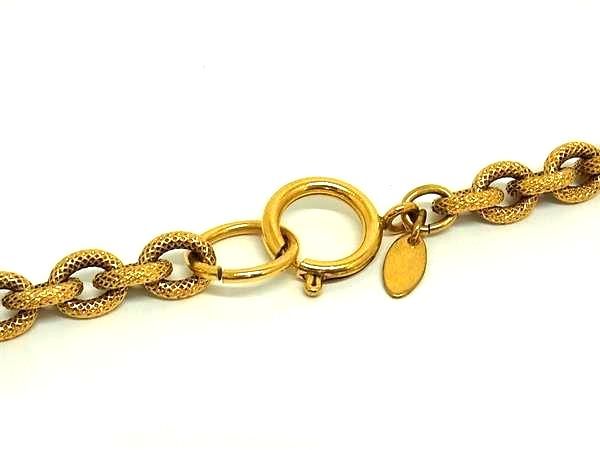 Chanel Coco Mark 2 5 Gripore Necklace Pendant Accessory Ladies Gold