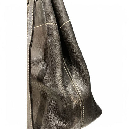 Chanel ⑤ 7065534 2001's Caviar Skin 2wayleather Bag Ladies Brown -