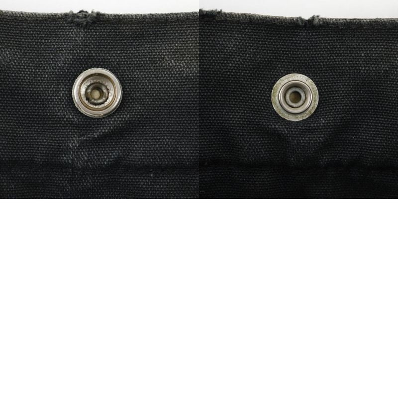 Hermes Fourre Tout MM Tote Canvas Black Unisex Handbag