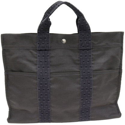 Hermes Tote Handbag Her Line Tote MM Canvas Gray