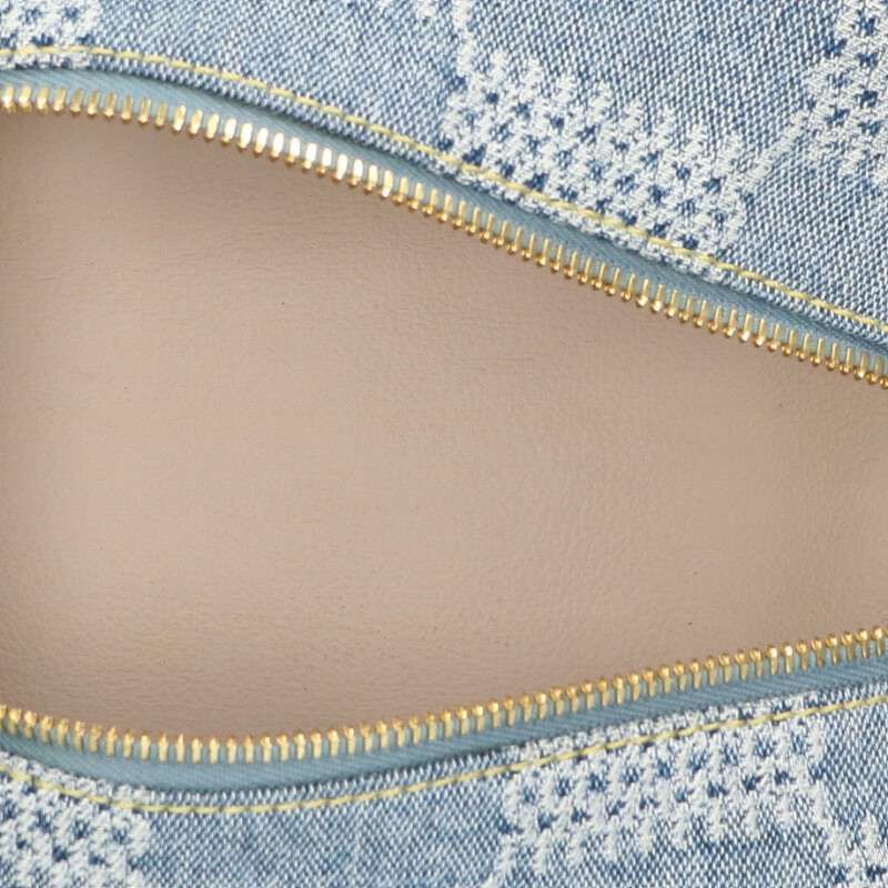 Louis Vuitton Rocker Topkid Damier Allover Denim Handbag Men's