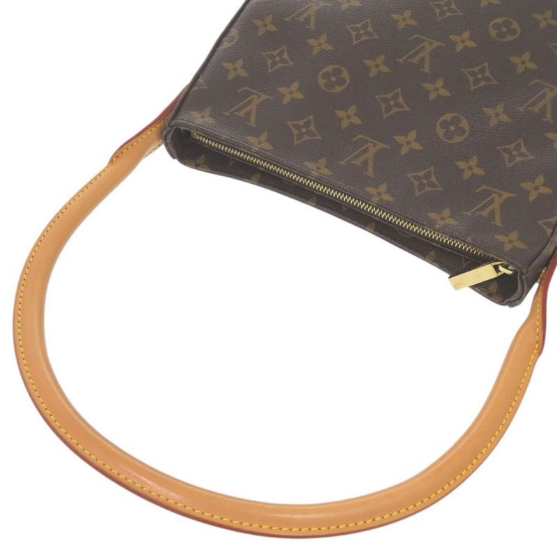 Louis Vuitton Looping MM Monogram M51146 Shoulder Bag LV 0348 Louis Vuitton