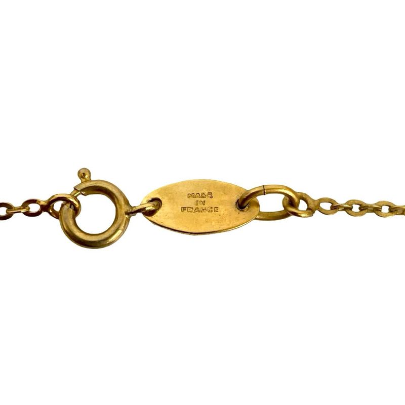 Chanel Vintage Coco Mark Necklace Pendant Choker Accessory 1982