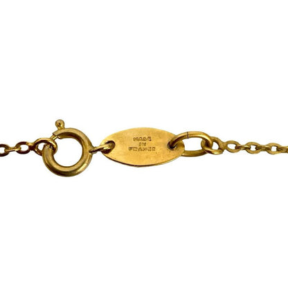 Chanel Vintage Coco Mark Necklace Pendant Choker Accessory 1982