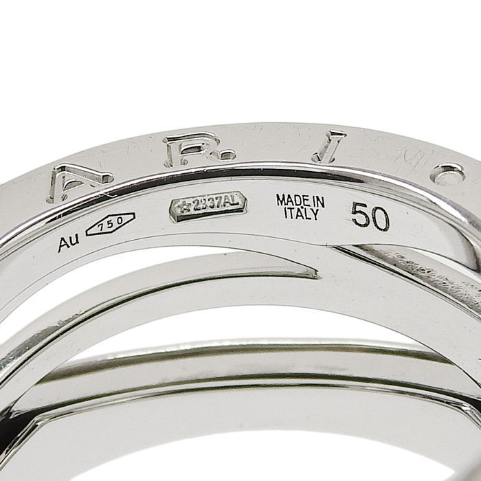 Bvlgari Bulgari B-zero1 Legend Ring 18K White Gold 750 White Gold #50 B-zero1