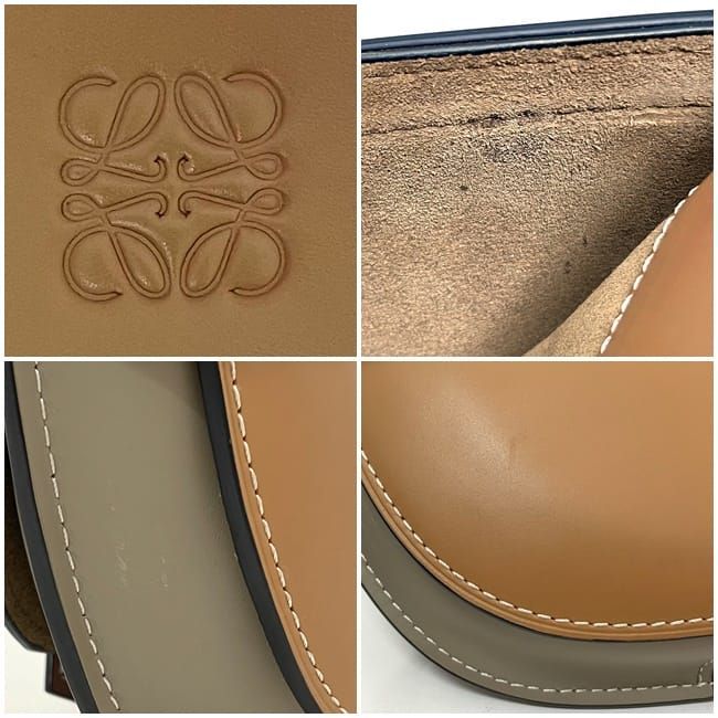 Loewe Shoulder Bag Brown Beige Gate 321.54t20