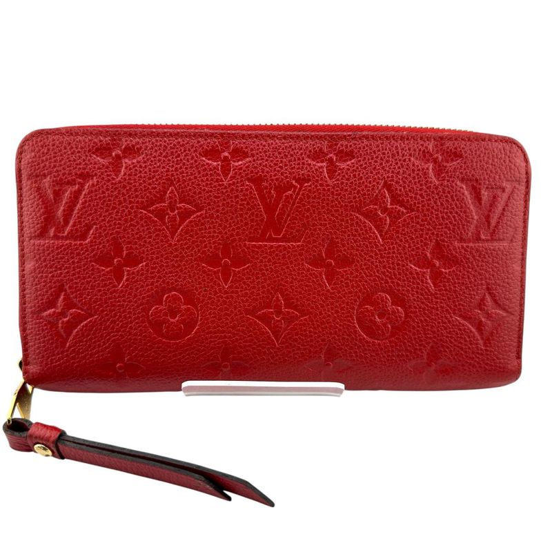Louis Vuitton M60547 Monogram Empreinte Round Zipper Zippy Wallet Long Wallet