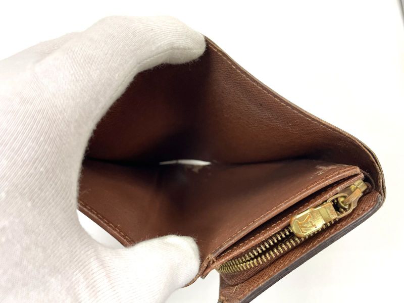 Louis Vuitton Monogram Porte Monet Vieux Trésor Fold Wallet L-shape Zipper