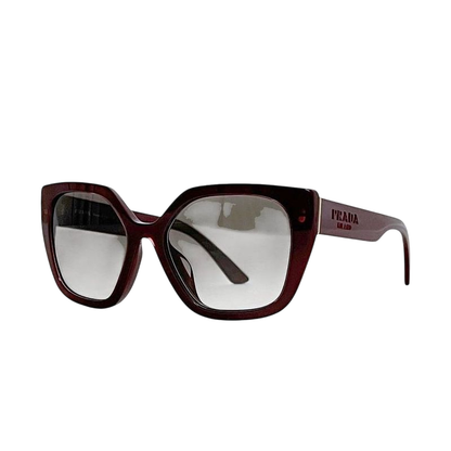 Prada Sunglasses In Black Gradient Bordeaux Red