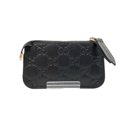 Gucci Coin Case with Key Ring 447964 1000 Black
